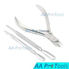 3Pieces Chiropody Ingrown Toenail Clipper Nipper Podiatry Podiatrist Kit