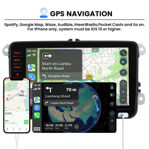 8" RCD880 PRO Android Autoradio Carplay RCD330 Autoradio Für VW Golf CC Tiguan - Bild 10 von 18