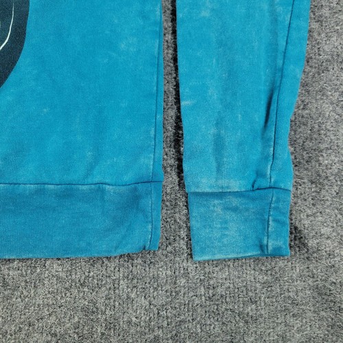 Disney Sweatshirt Women XS Blue Jasmine Aladdin Movie Graphic Long Sleeve Adult - Picture 5 of 14