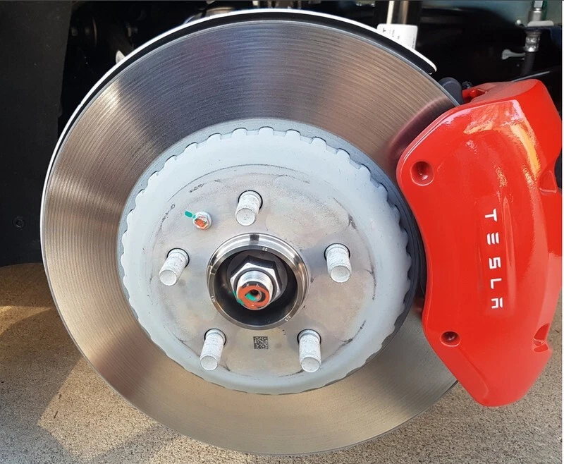 Tesla model 3 performance brake disc rotors rear 335 x 20 mm