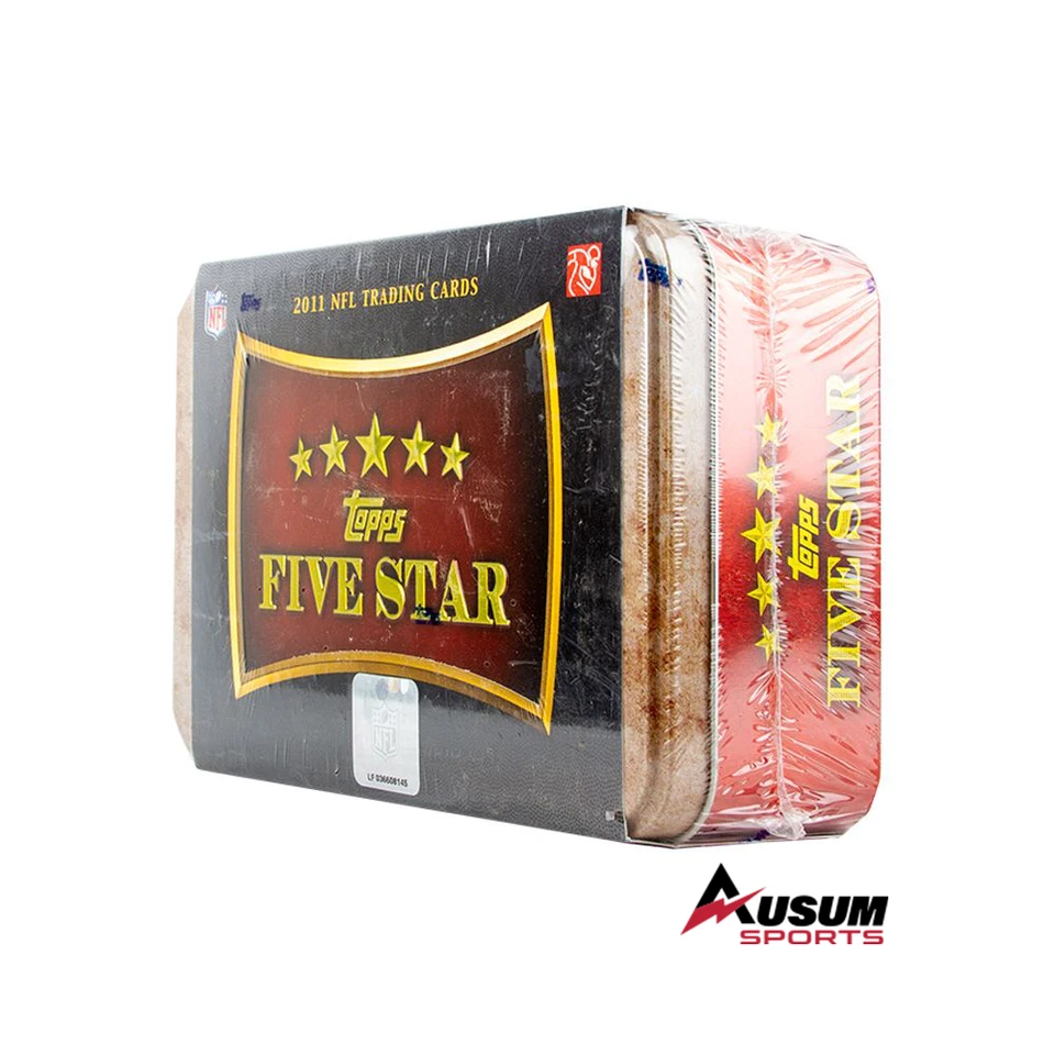 2011 Topps Five Star Football NFL Factory Sealed Trading Cards 1-Pack Hobby Box - Image 2 of 3