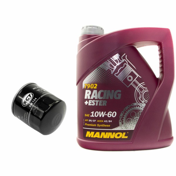 MotoröL Set 10W-60 4 Liter ÖLfilter SM124 FüR Honda Civic CR-V Opel Kadett-image