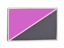 Anarchy Anarcho-Feminism Flag Pin Badge