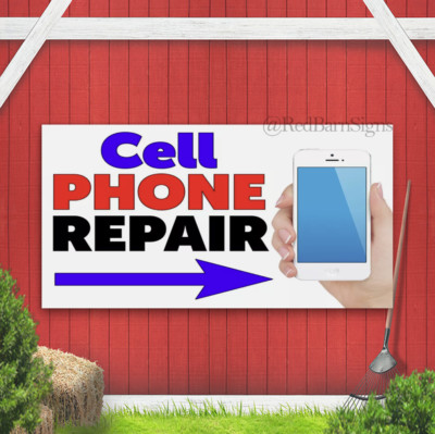 Cell Phone Repair Arrow indoor outdoor banner sign