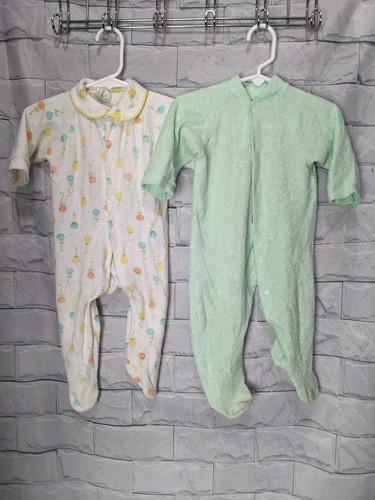 Infant Dimi By Kessler & Sears Vintage Sleepers Size Large