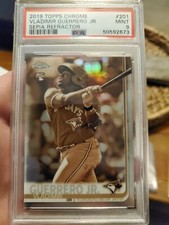 Vladamir Guerrero Jr 2019 Topps Chrome Rookie Sepia Refractor Psa 9