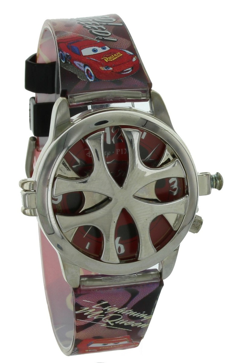 Disney Cars ガラス製 置き時計　超レア！ Collectibles DISNEY PIXAR CARS Analog Watch With Spinner cover | eBay