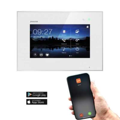 BALTER EVO Wifi 7'' Videostation Touchscreen Monitor 2-Draht BUS Technologie Plex