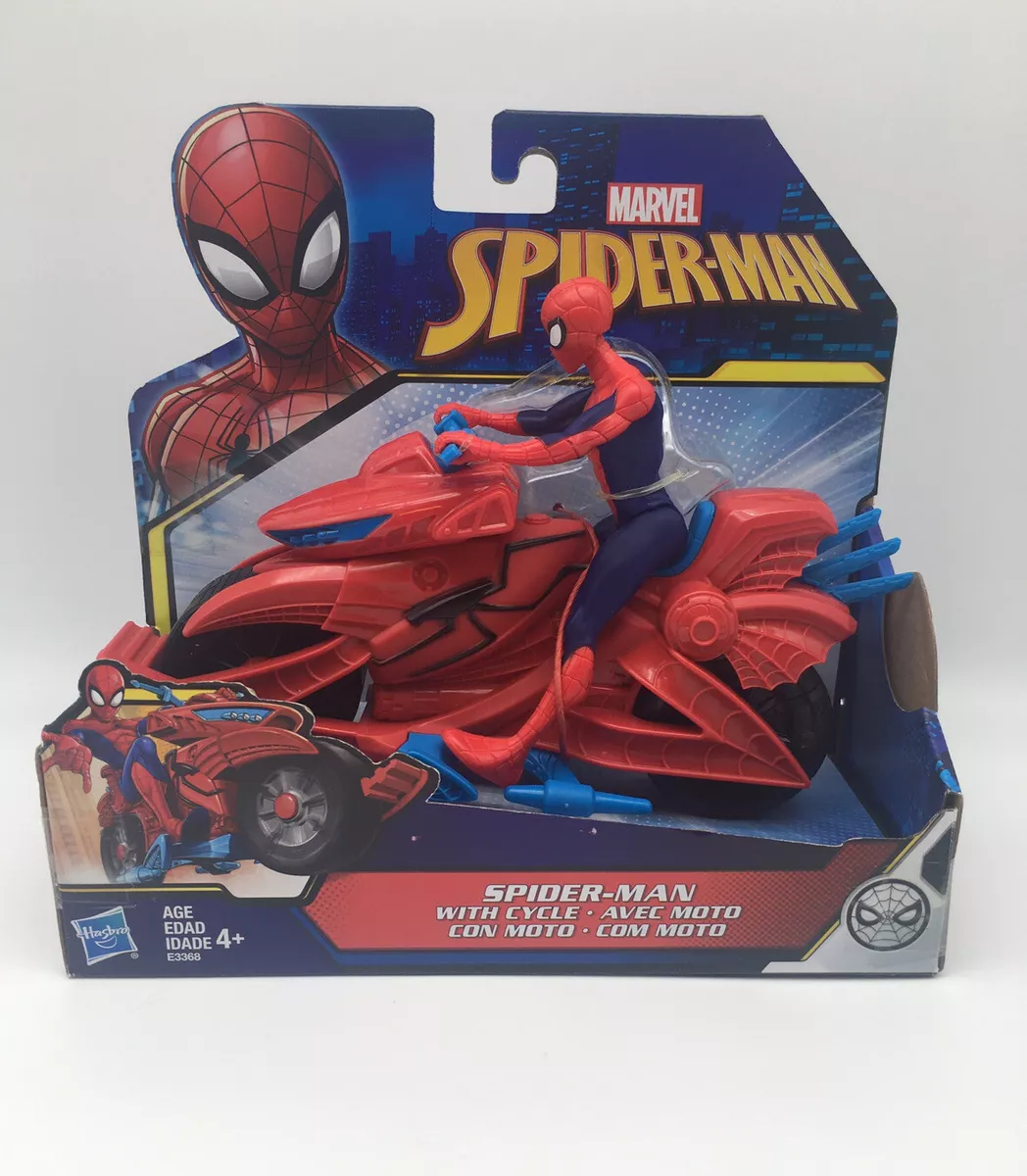 Marvel Spider-Man - Figurine avec moto 