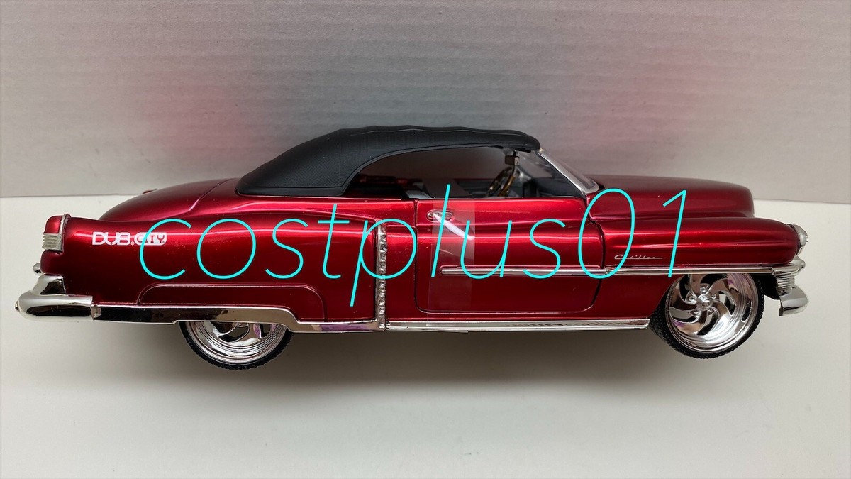 JADA DUB CITY 1953 CADILLAC SERIES 62 1:24 RED WITH BLACK TOP | eBay