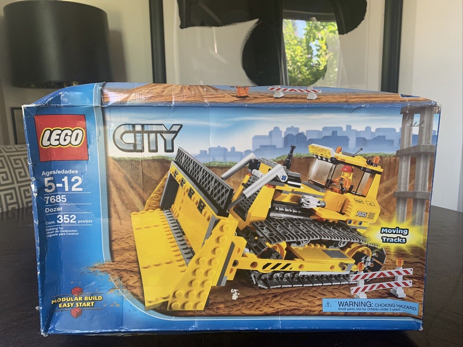 Lego Town City Construction 7685 DOZER New Factory Sealed Box Damaged