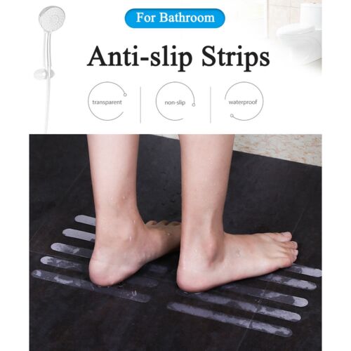 20PCs Bath Tub Shower Stickers Anti Slip Grip Strips Non-Slip Safety Floor Tread - Picture 9 of 35