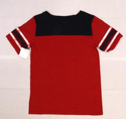 47 Brand Womens Red Short Sleeve V Neck Distressed St. Louis Cardinals Shirt S - Picture 2 of 8