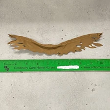 SU-CH-SCR-BRN: 1/12 Light Brown Wired Fabric Scarf for 6" Action Figure