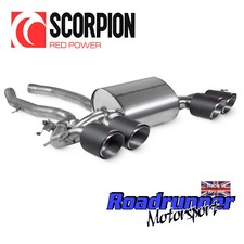 Scorpion BMW M2 Auspuff G87 Coupe Achse hinten inkl Endschalld�mpfer Carbon SBM098CF