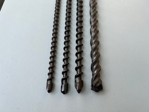 Bosch sds plus set of 4 long drill bits 16mm, 18mm, 22mm, 26mm. - Picture 3 of 4