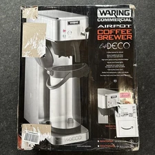 Waring Commercial WCM70PAP Café Deco Automatic Airpot Coffee Brewer, 120V