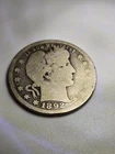 1892 BARBER HALF nice coin to complete a set