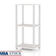 Open Cube Storage Shelves 3-Tier Display Bookcase Organizer Bedroom Office New