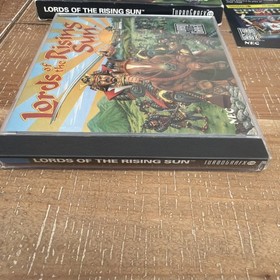 Lords of the Rising Sun CIB Turbografx 16 CD NEC DUO Complete With Box Extras