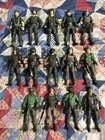 GI Joe Custom Figure Lot Fodder Army Builder Cobra Greenshirts  14 figures