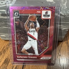 2024-25 Panini Donruss Optic - Anfernee Simons #128 Pink Velocity Prizm /79
