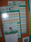 New FAMILY CALENDAR Schedule Undated Grid Format Bonus Important Contacts Goals — photo 4