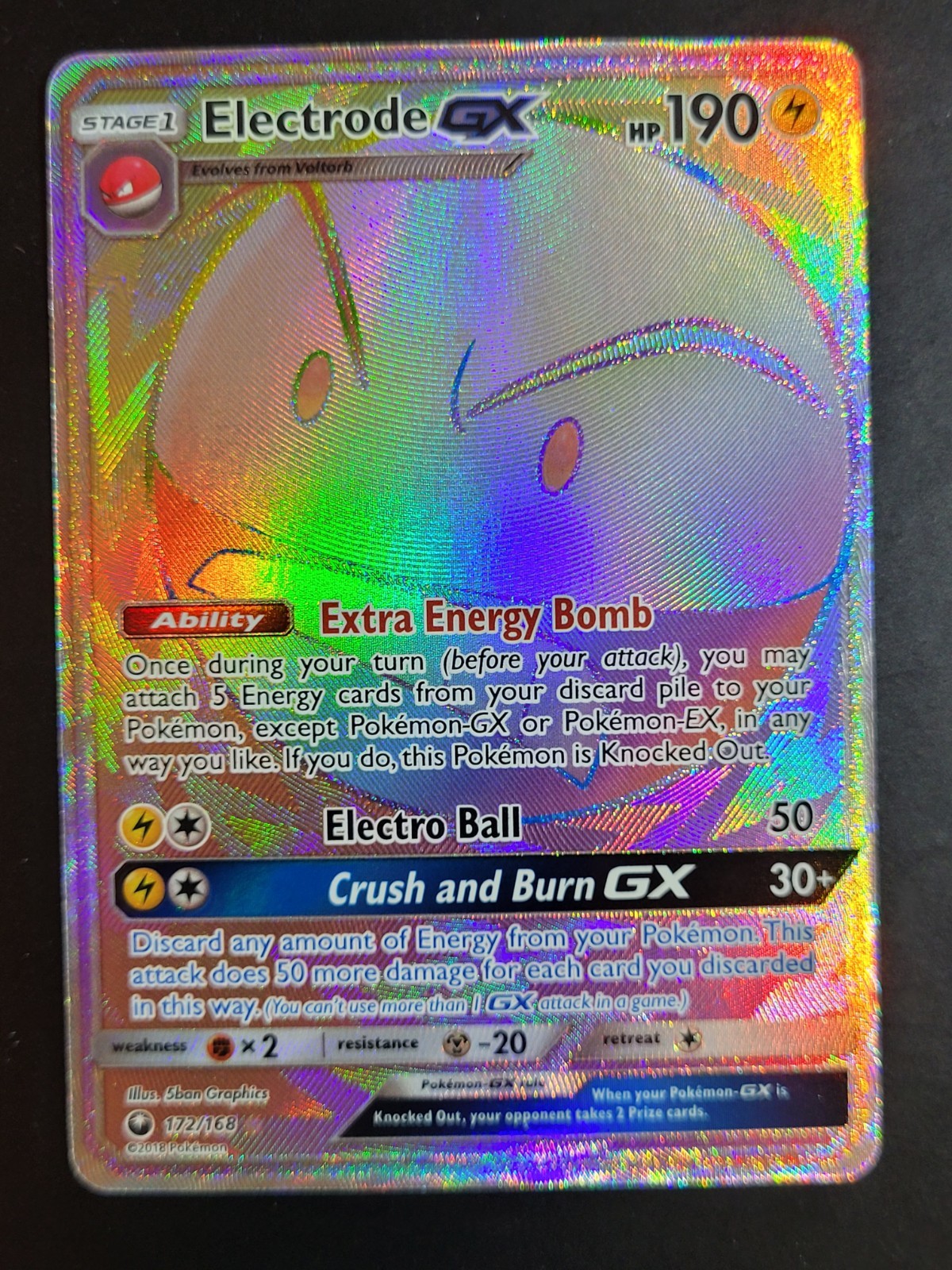 Electrode GX 172/168 Secret Rare – Celestial Storm – NM