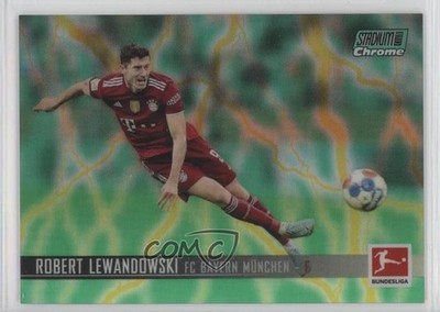 2021-22 Topps Stadium Club Chrome Bundesliga 14/75 Robert Lewandowski #85 1u6