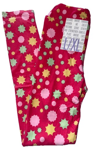 NWT LuLaRoe Kids L/XL (8-14) Hot Pink Yellow Light Pink Mint Lavender Leggings