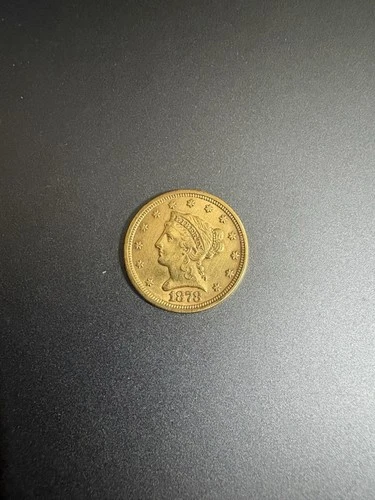 1878- $2.50 Liberty Head Quarter Eagle Gold Coin