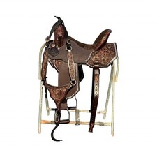 Barrel Racing Western Wooden Tree Racer Horse Saddle Trail Equestrian
