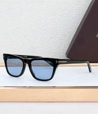 Tom Ford Penn Sunglasses TF1362 Black/Blue 53-16-145mm With Case New