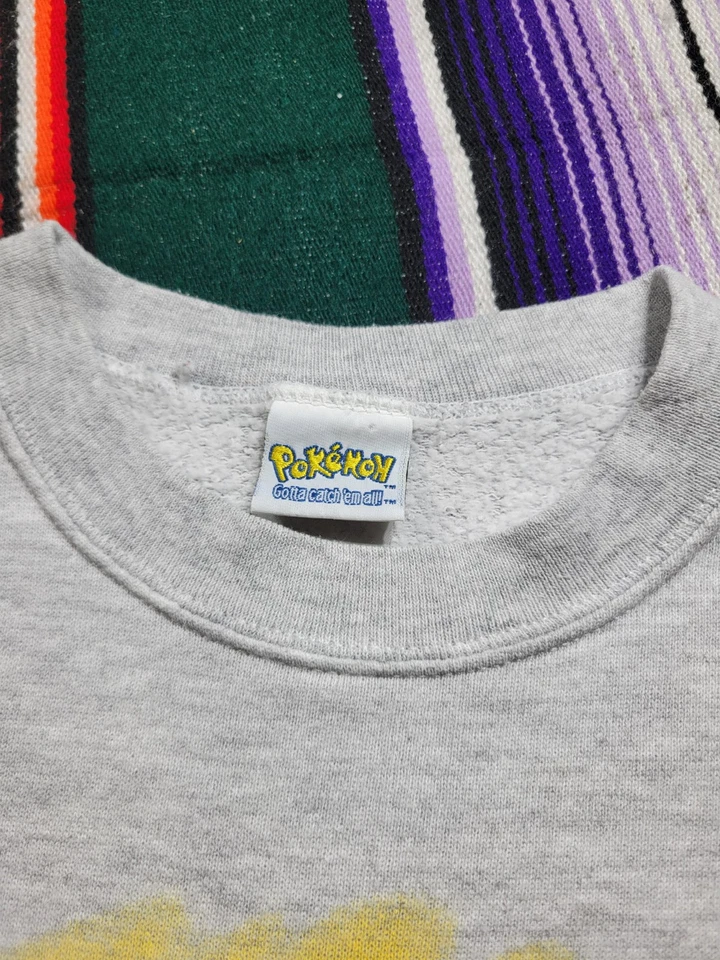 Sudadera De Colección Pokemon Charmander Charmeleon Charzard 1999 Nintendo Talla M Foto 4 de 4