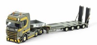 Tekno, Scania S Highline 6X4 Mit 4-Achsigem Dornbierer Tieflader, 1/50, TEK86120