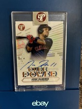Jose Ramirez 2022 Topps Pristine - Pure Power Encased Autograph