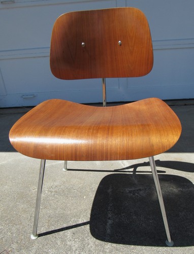 Vintage 60s Eames Dining Chair DCM Molded Plywood Herman Miller Mid Century MCM