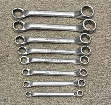 Snap On Xsm608 8 Pc 12-point Metric Short 10 Offset Box Wrench Set 6 - 20mm