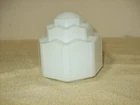 Vintage Art Deco Skyscraper Ceiling Light Shade Nice!