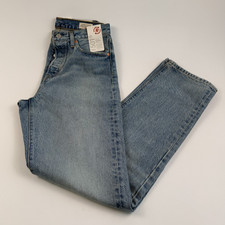 Levi's Premium Women 501 Original Fit Mid Rise Straight Leg Jeans 28x32 Blue NWT