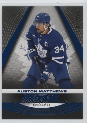 2025-26 Upper Deck Credentials Blue 22/199 Auston Matthews #34 1uw9