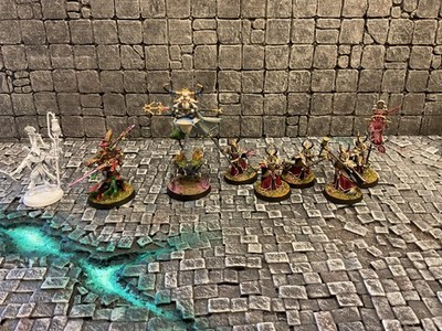 lumineth realm lords LOT Alarith Stoneguard, Ellania, Stonemage, Calligrave