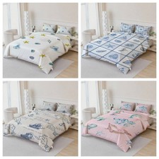 3D Dolphin Seashell Boat Pattern Cartoon Quilt Cover Duvet Cover Comforter set