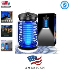 Bug Zapper Outdoor, Mosquito Zapper with LED Light, Fly Zapper Outdoor Indoor...