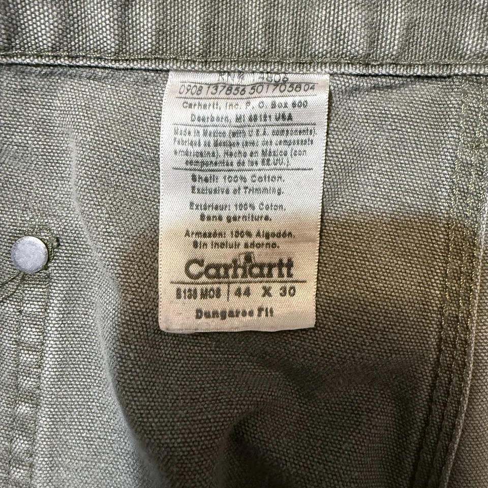 Carhartt Men's Vintage Double Knee Size 44x30  B136 Mos Double Knee - Image 2 of 4