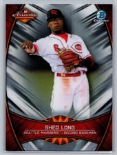 2019 Bowman Chrome #AFL-SL Shed Long 2018 Arizona Fall League Fall-Stars *RE