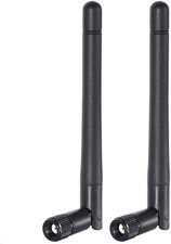 Dual Band Wifi 2.4Ghz 5Ghz 5.8Ghz 3Dbi MIMO RP-SMA Male Bluetooth Antenna 2-Pac