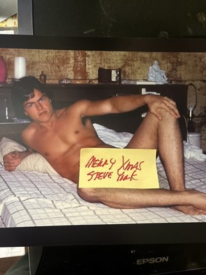 AARON STUDIOS  pres: SUPERSTUD  STEVE YORK* 8X10'' PHOTO* N.62