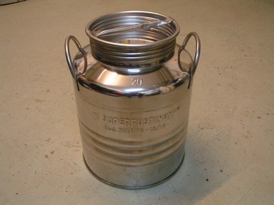 Superfustinox INOX 20 Liter Milano 18/10 Stainless Steel Oil Olivenöl Behälter