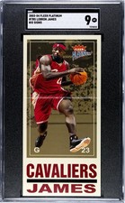 SGC 9 - 2003-04 Fleer Platinum - Big Signs LeBron James #7 BS (RC)